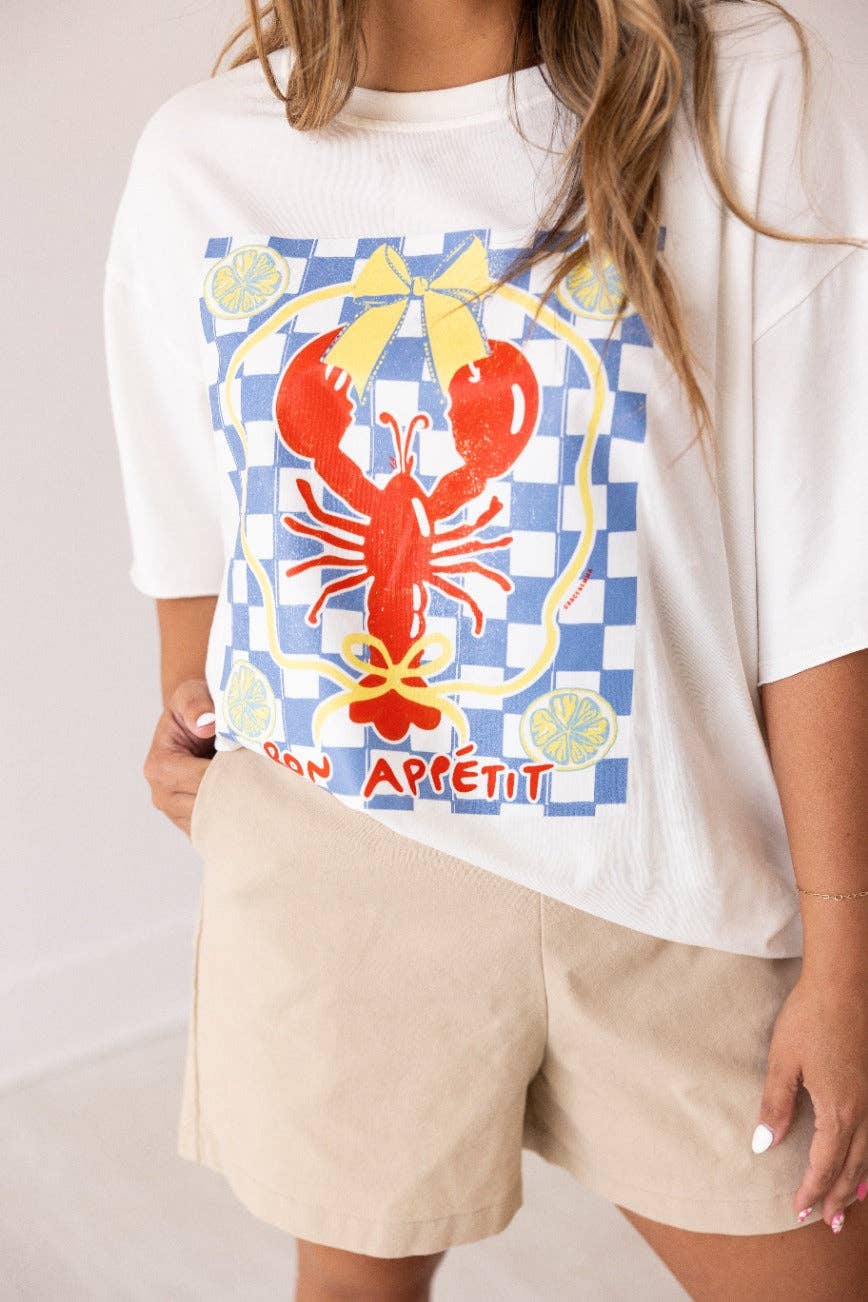 Lobster Tee (White)