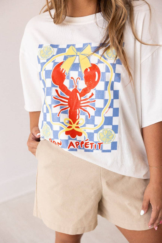 Lobster Tee (White)
