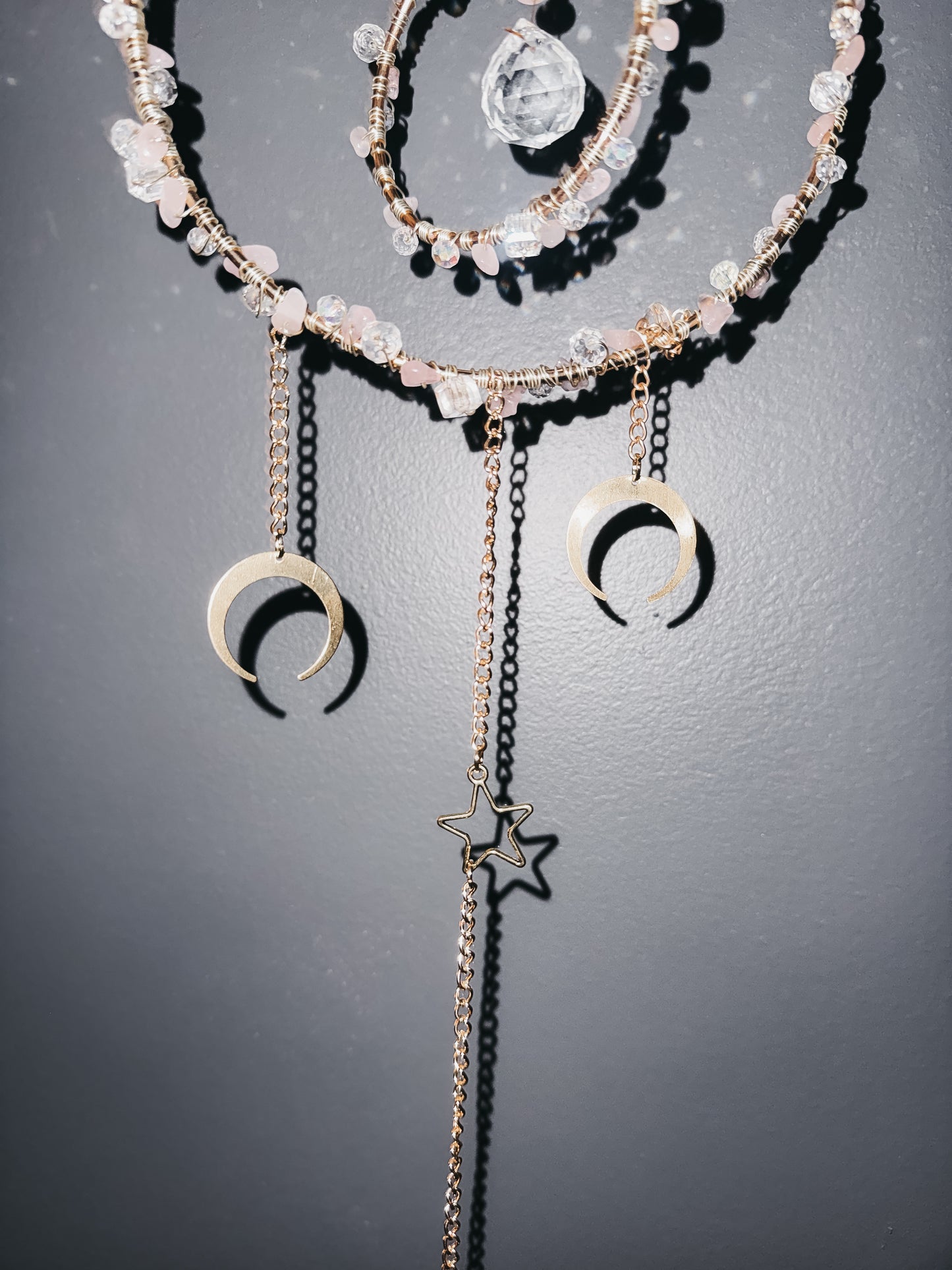 Pink Twighlight Suncatcher (Handmade)