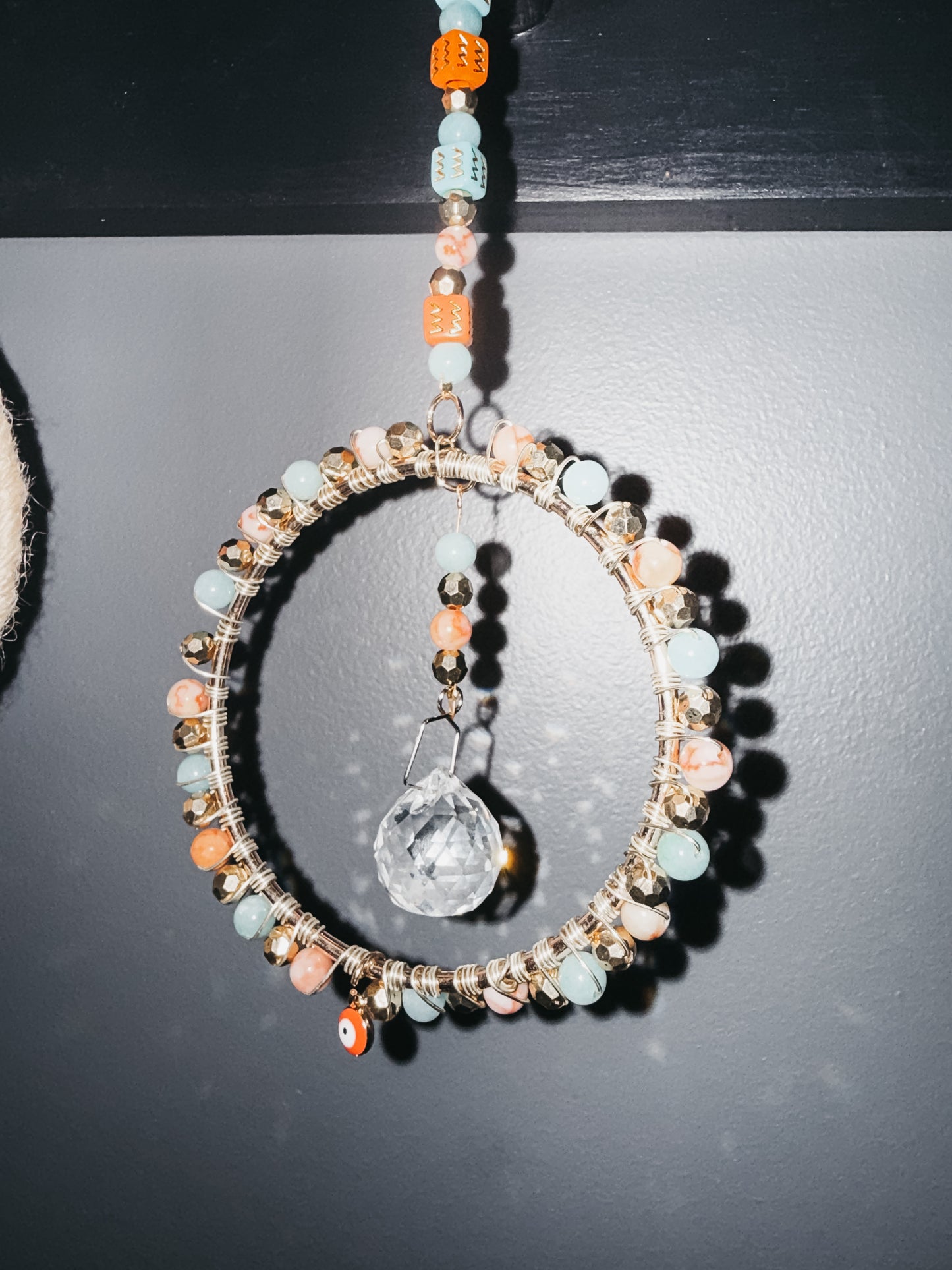 Aquarius Mini Suncatcher (Handmade)