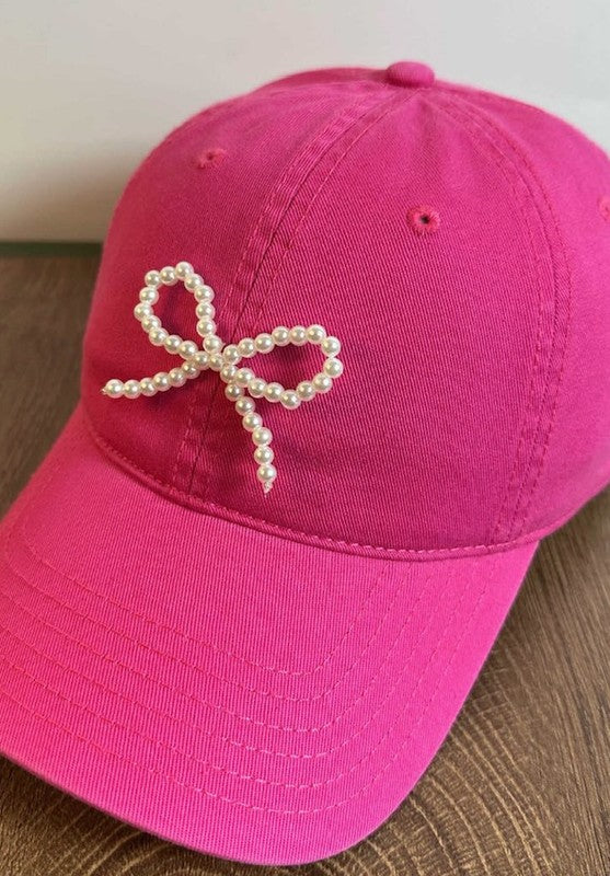Pearl Bow Hat