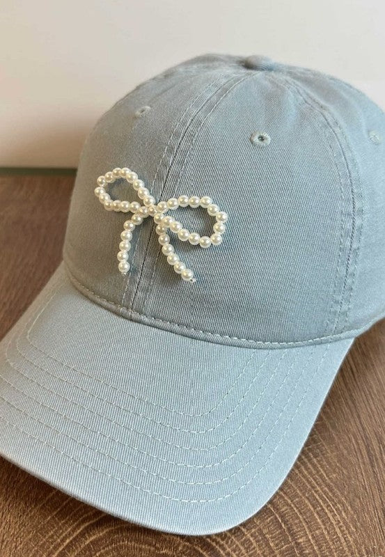 Pearl Bow Hat