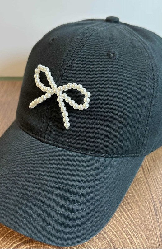 Pearl Bow Hat