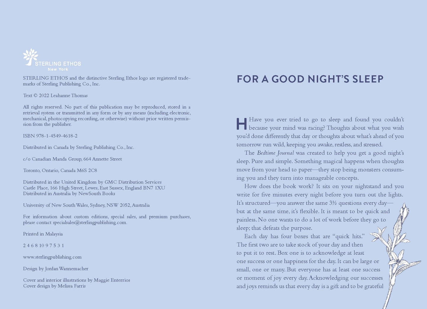 Bedtime Journal