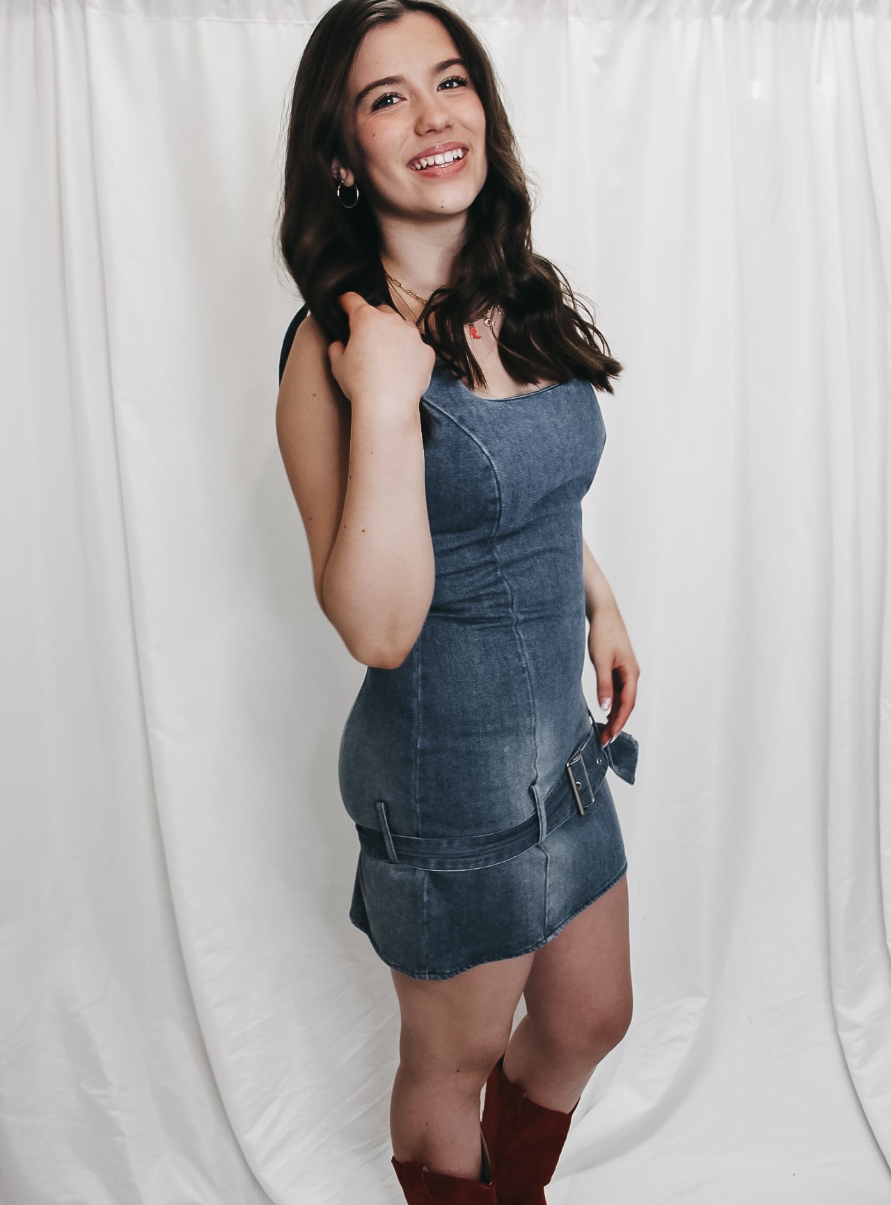 Denim Mini Dress