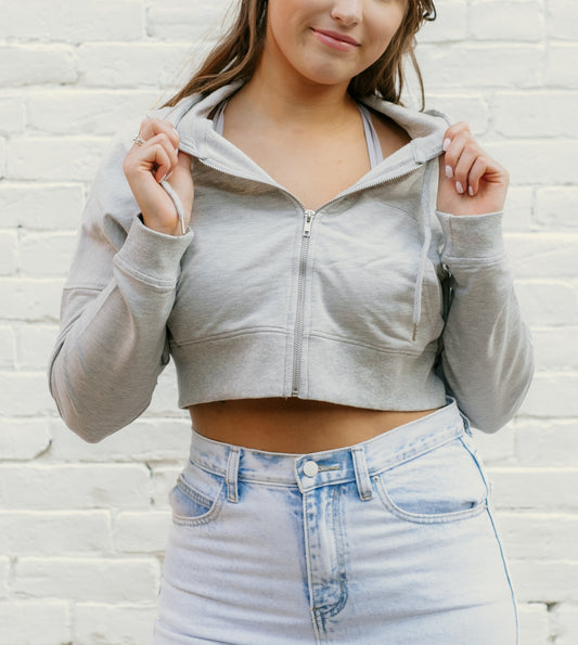 Elsa Cropped Hoodie