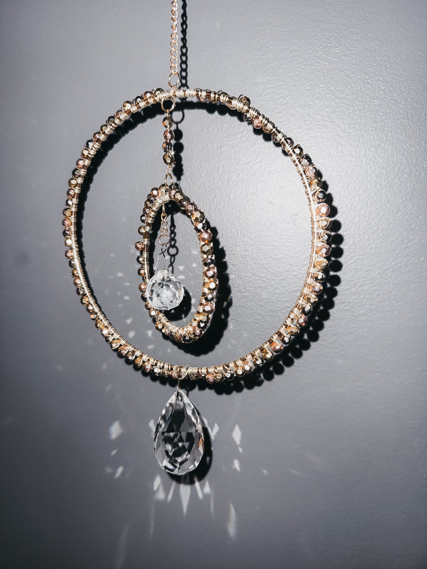 Metallic Rays Suncatcher (Handmade)