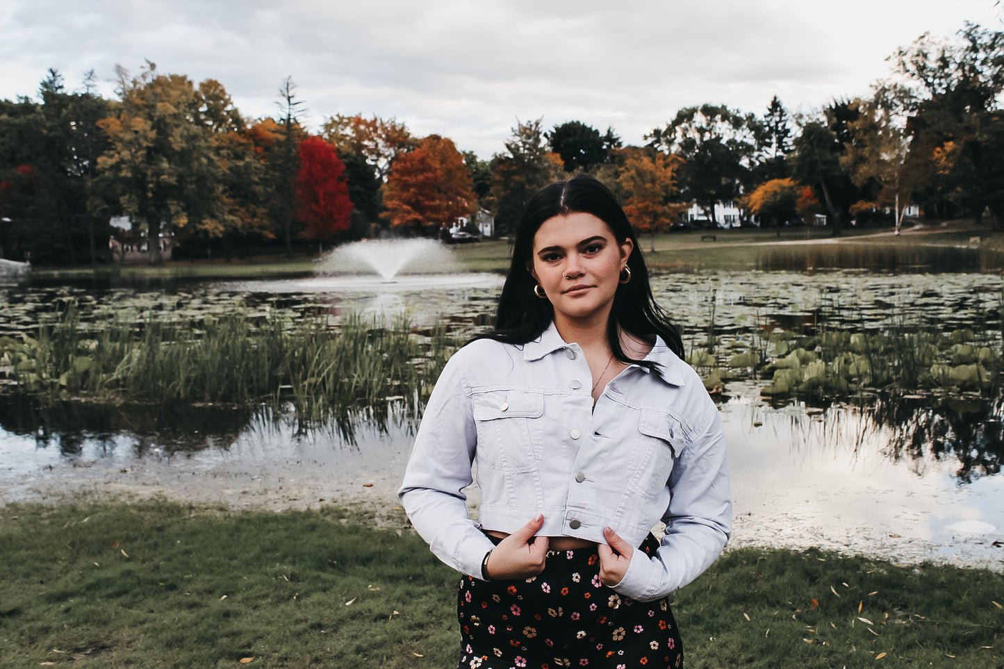 Lavender Denim Jacket