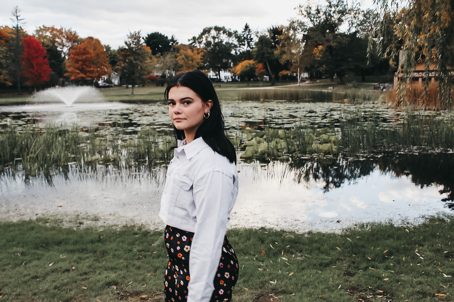 Lavender Denim Jacket