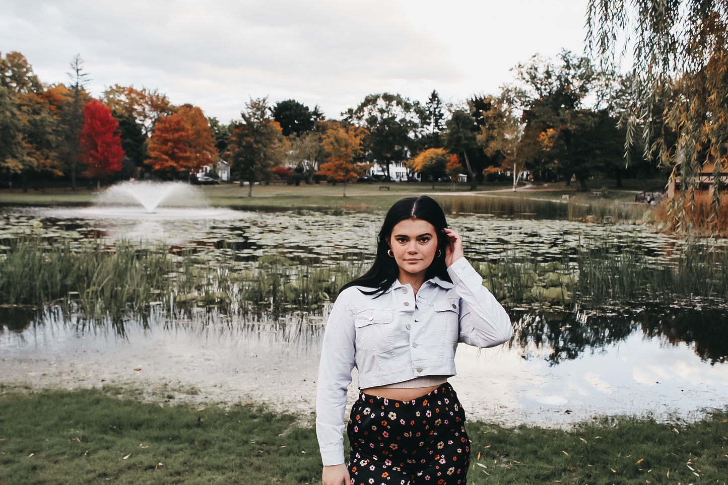 Lavender Denim Jacket