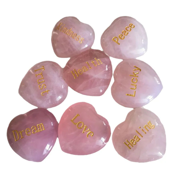 Rose Quartz Heart
