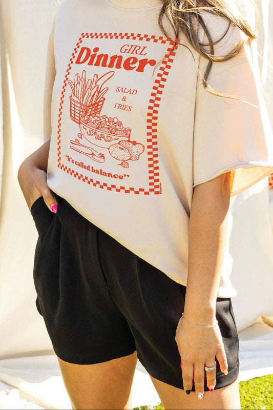 Girl Dinner Tee