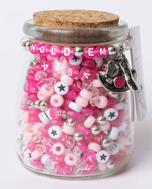 DIY Bead Jar: Cowgirl