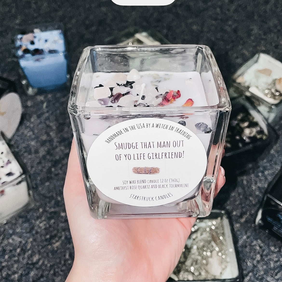 Smudge that Man Candle