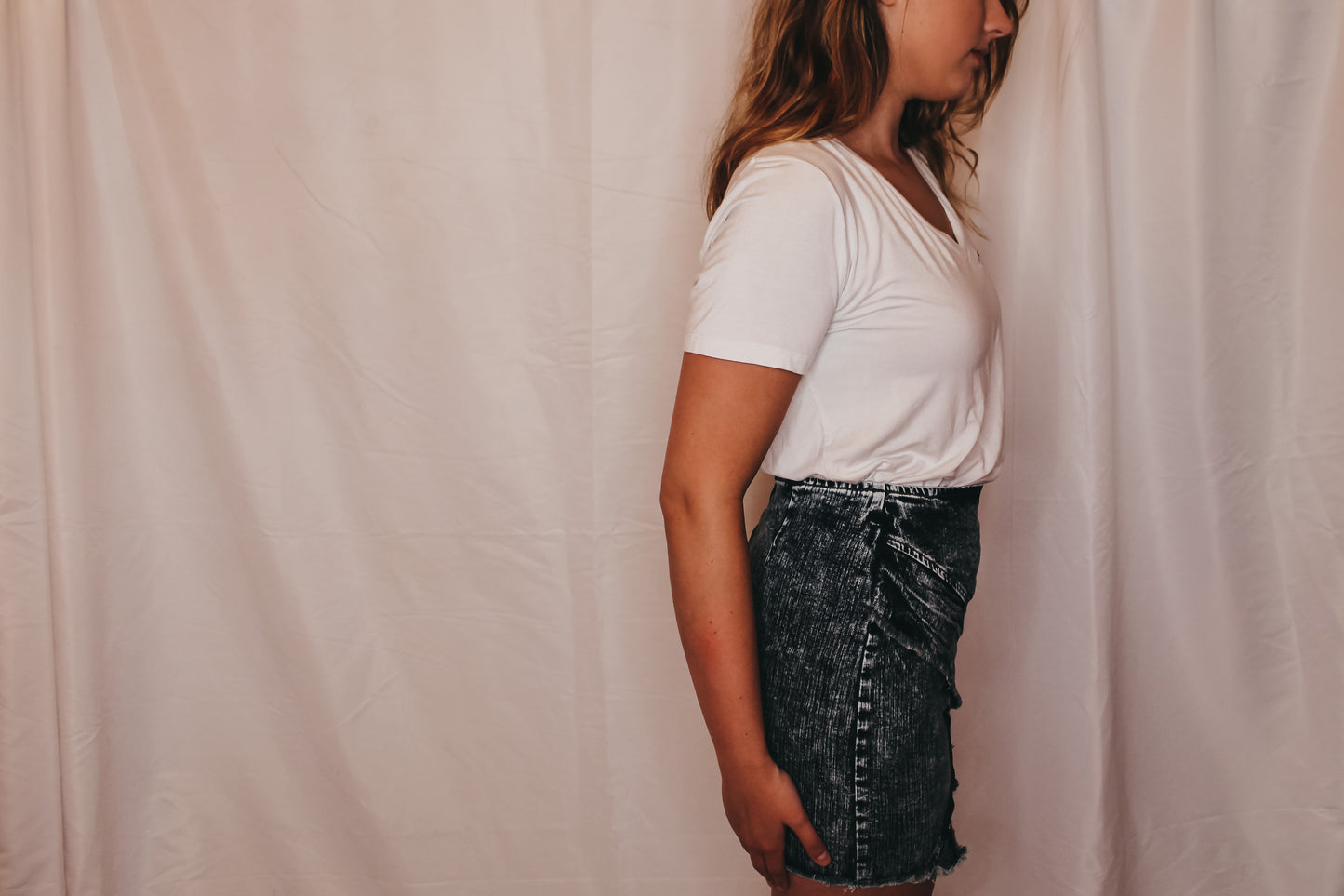 Blakely Denim Skirt