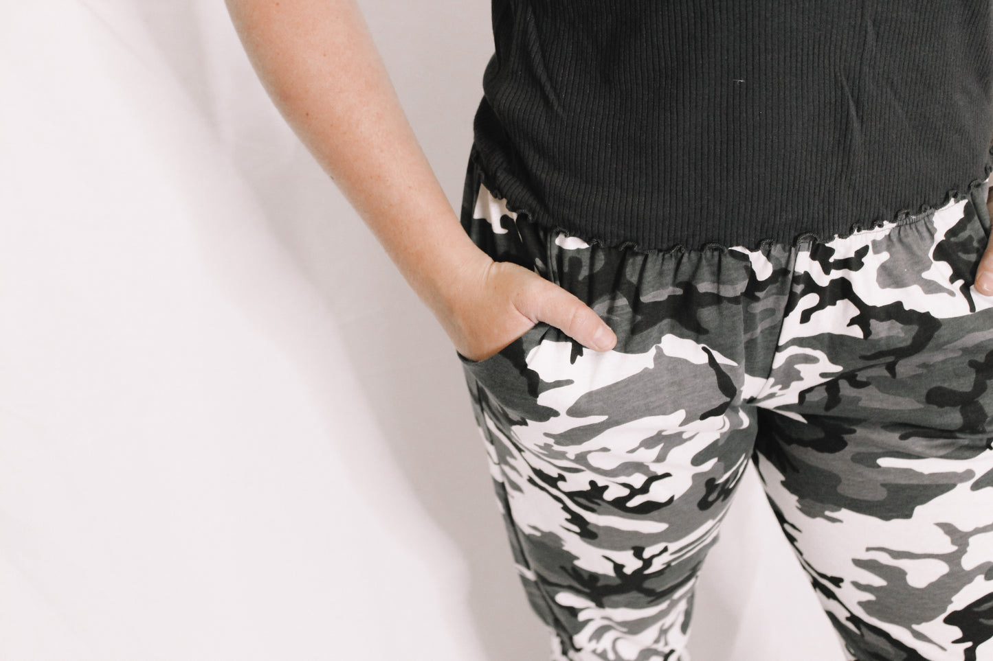 Ashley Camo Joggers