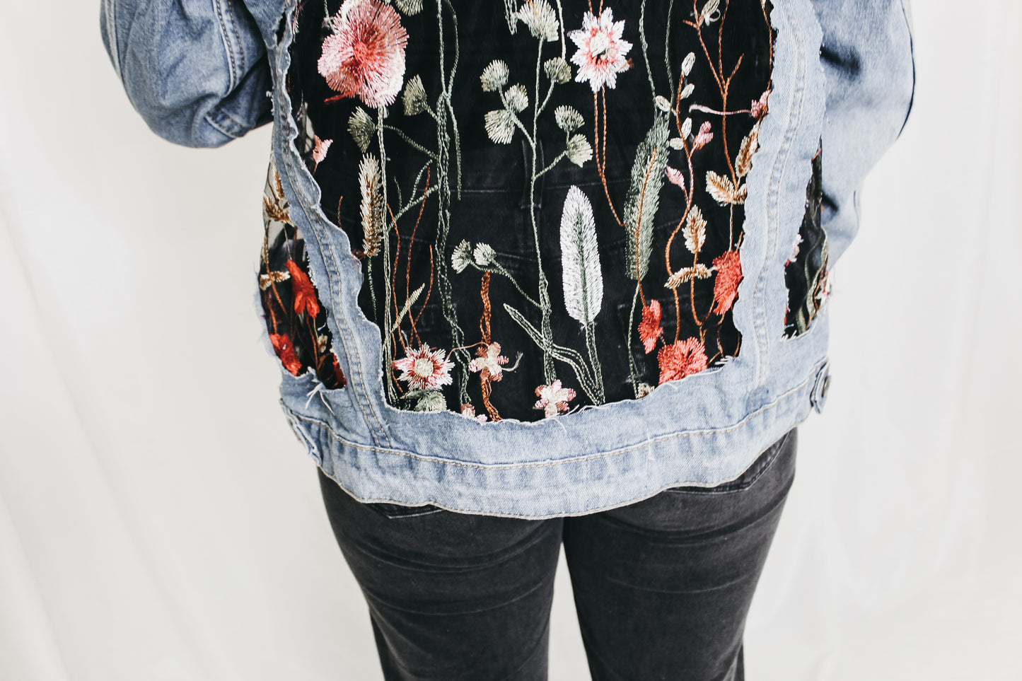 Gemma Embroidered Denim Jacket