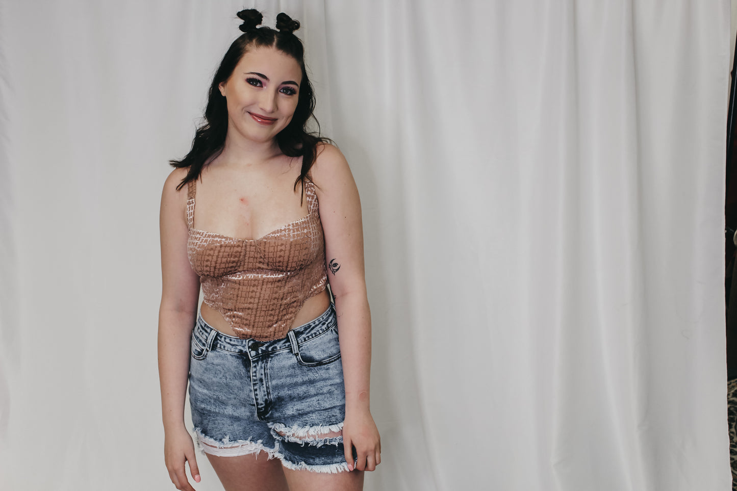 Melanie Distressed Shorts