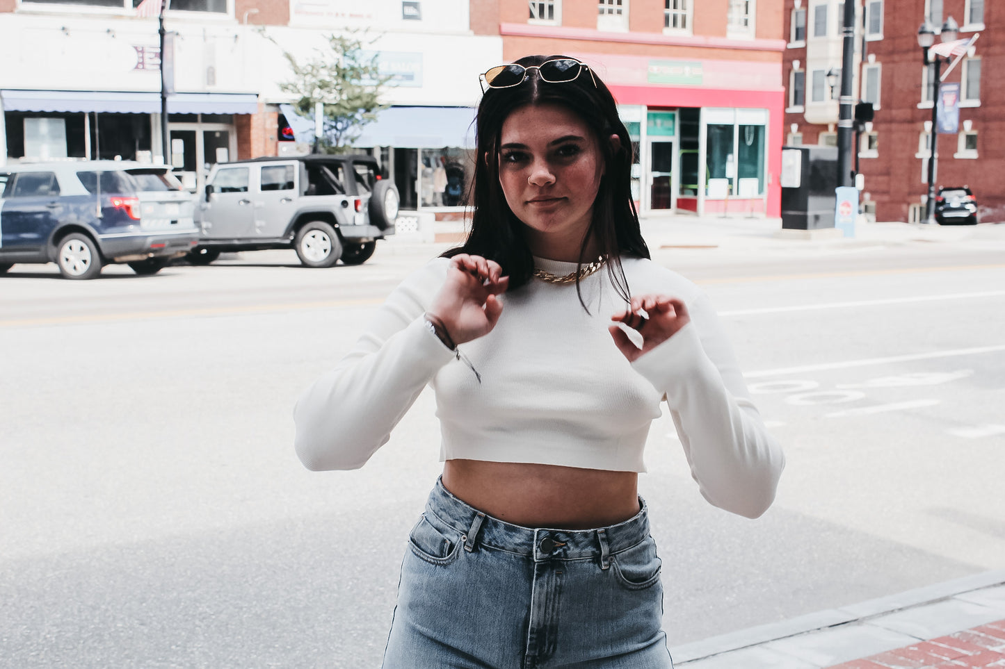 Koiley Open Back Shirt