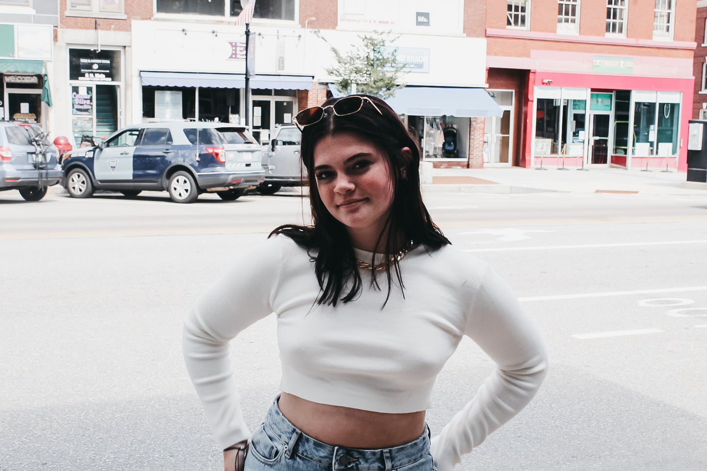 Koiley Open Back Shirt