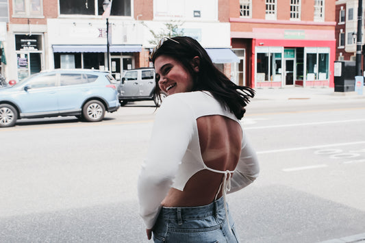 Koiley Open Back Shirt