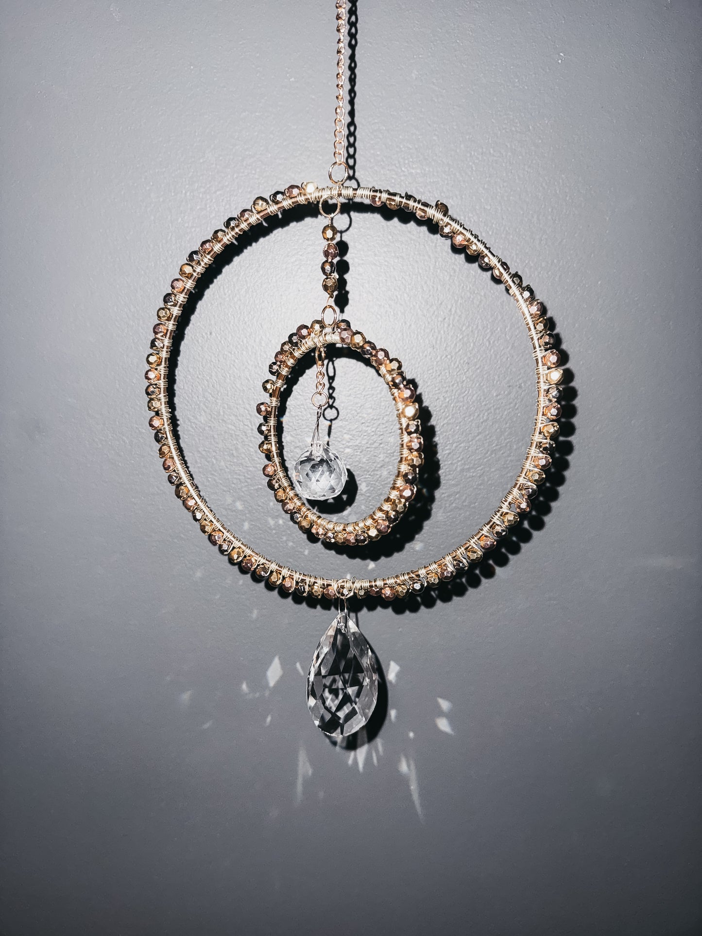 Metallic Rays Suncatcher (Handmade)