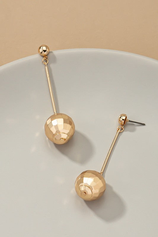 Disco Ball Drop Earrings