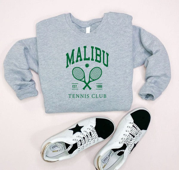 Malibu Tennis Club Cozy Crewneck