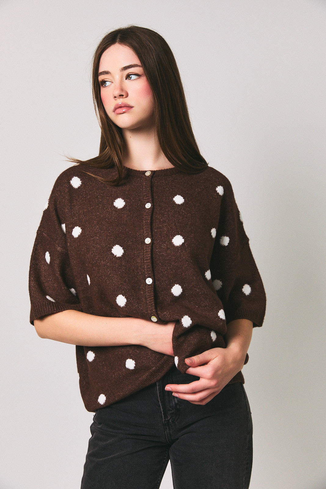 Espresso Dot Sweater