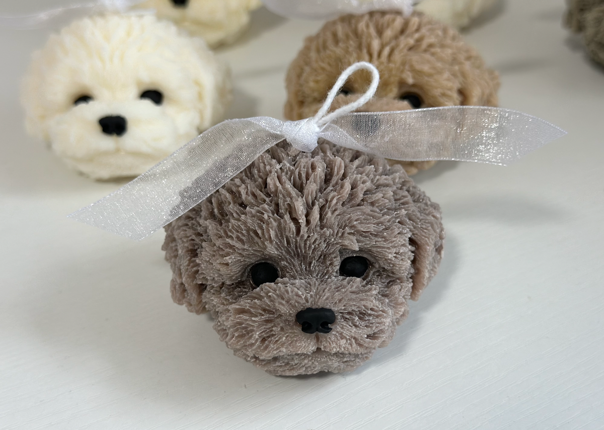 Fluffy Puppy Candle