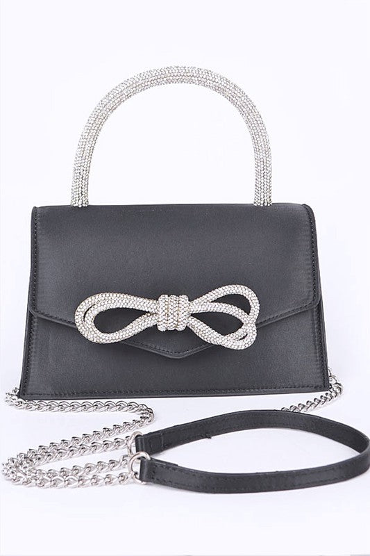 Rhinestone Bow Bag