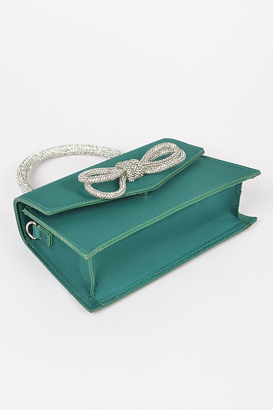 Rhinestone Bow Bag