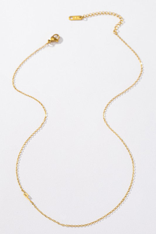 Dainty Initial Necklaces (18k Gold Dipped)