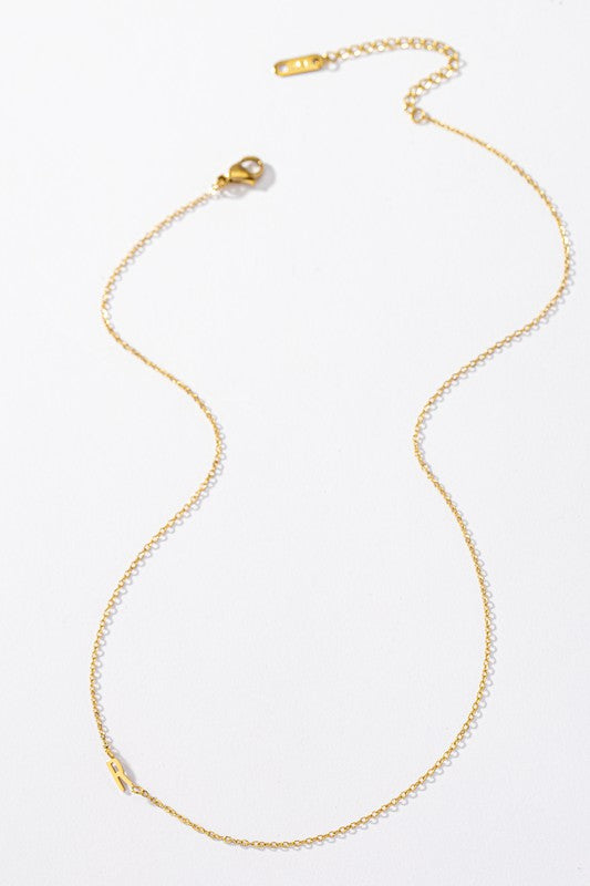 Dainty Initial Necklaces (18k Gold Dipped)