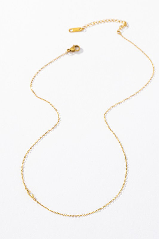 Dainty Initial Necklaces (18k Gold Dipped)