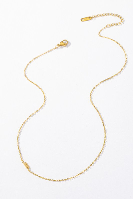 Dainty Initial Necklaces (18k Gold Dipped)