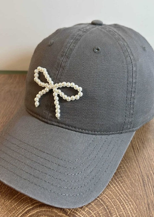 Pearl Bow Hat