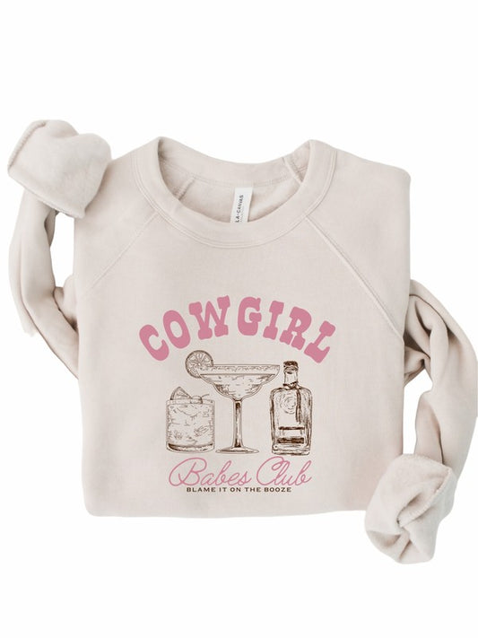 Cowgirls Babe Club Crewneck (Plus Size!)