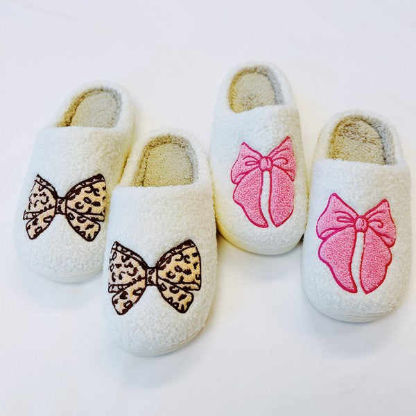 Bow Slippers