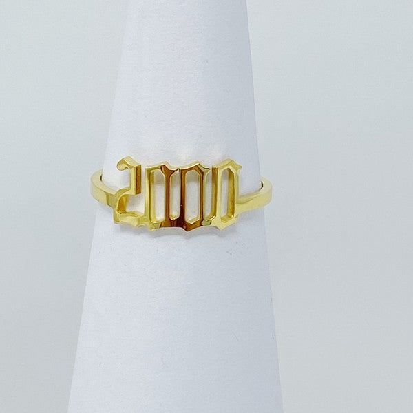 Birth Year Ring (Stainless Steel)