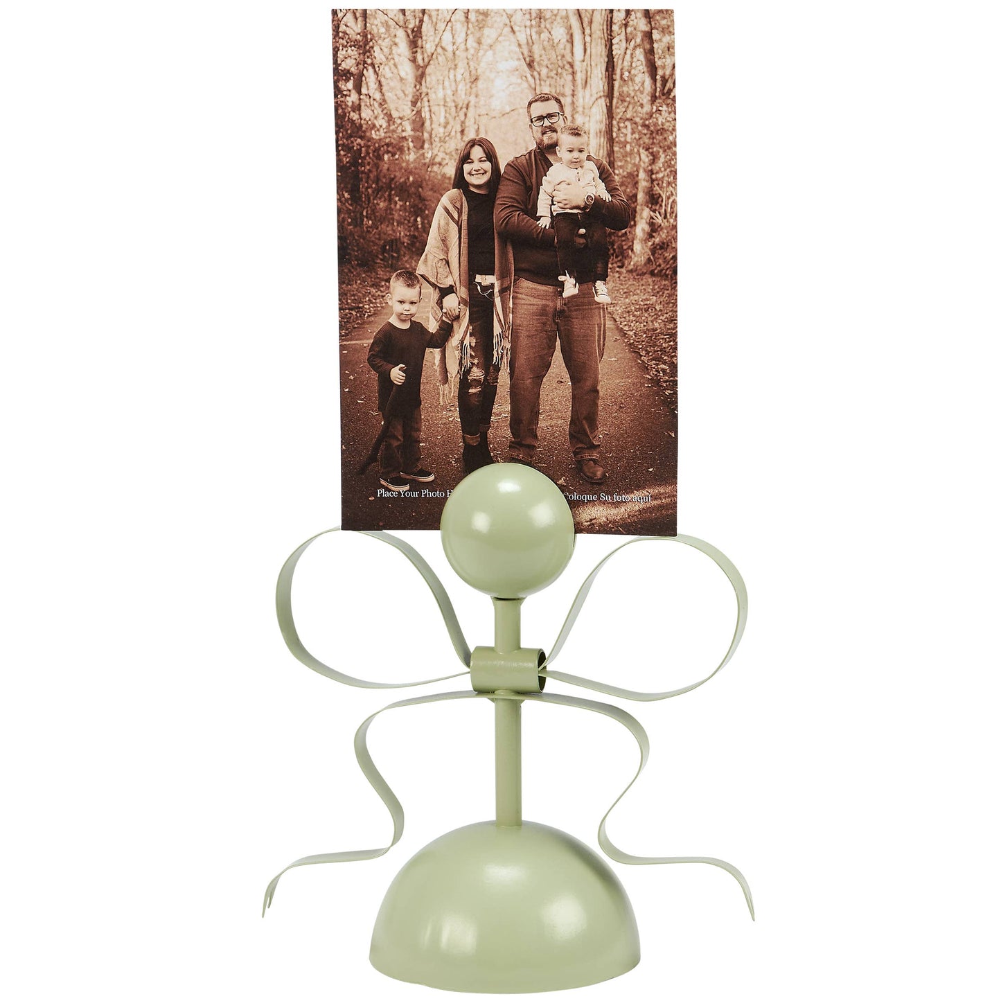 Green Bow Photo Holder