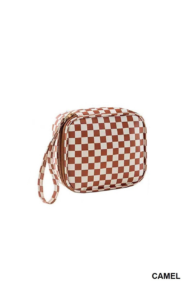 Checkered Travel Bag