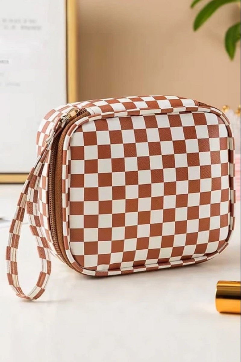Checkered Travel Bag