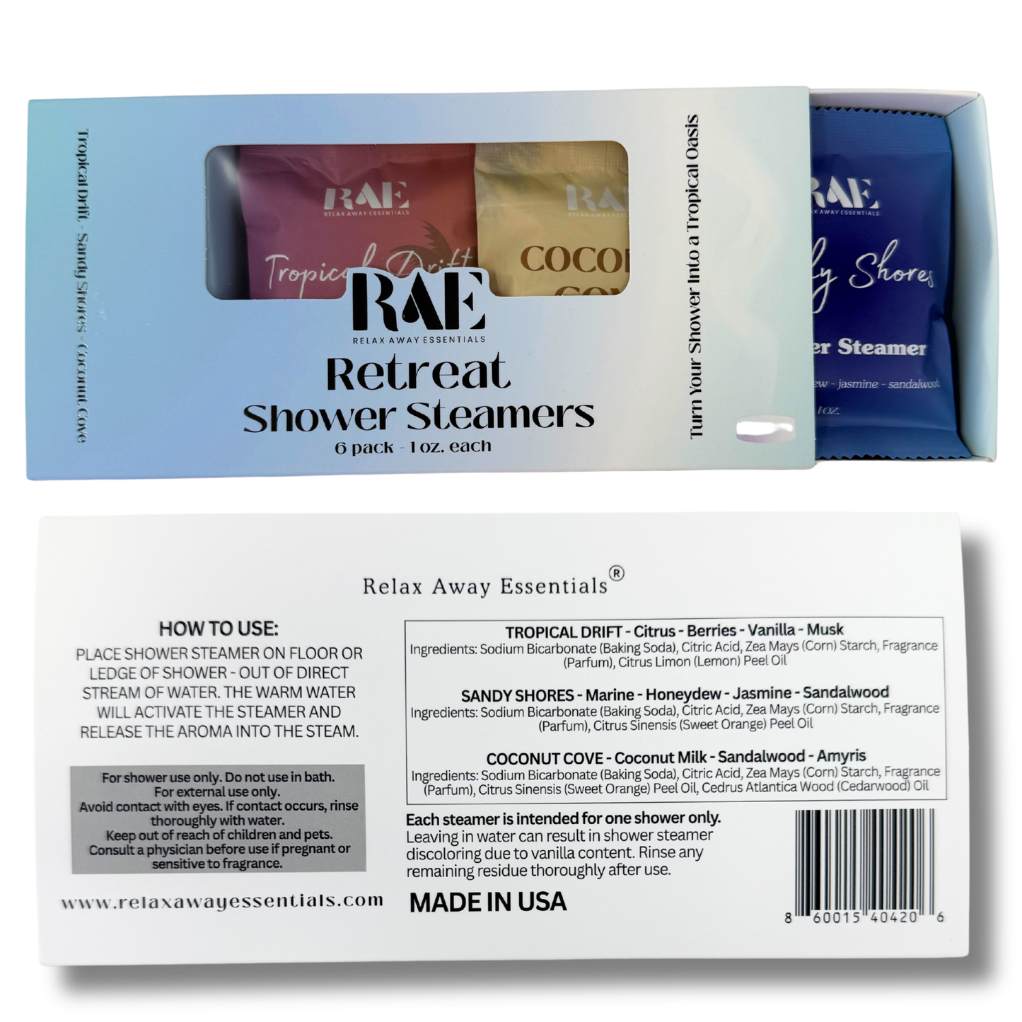 Retreat Shower Steamers