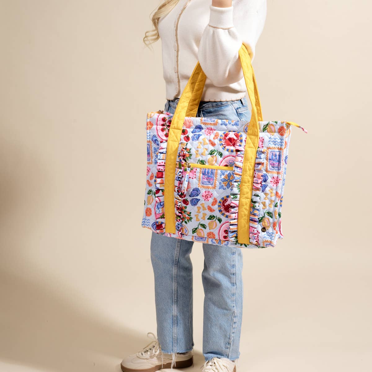 The Everyday Quilted Tote Bag–Ciao Bella