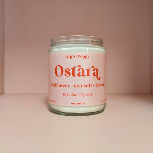 Ostara Spring Candle