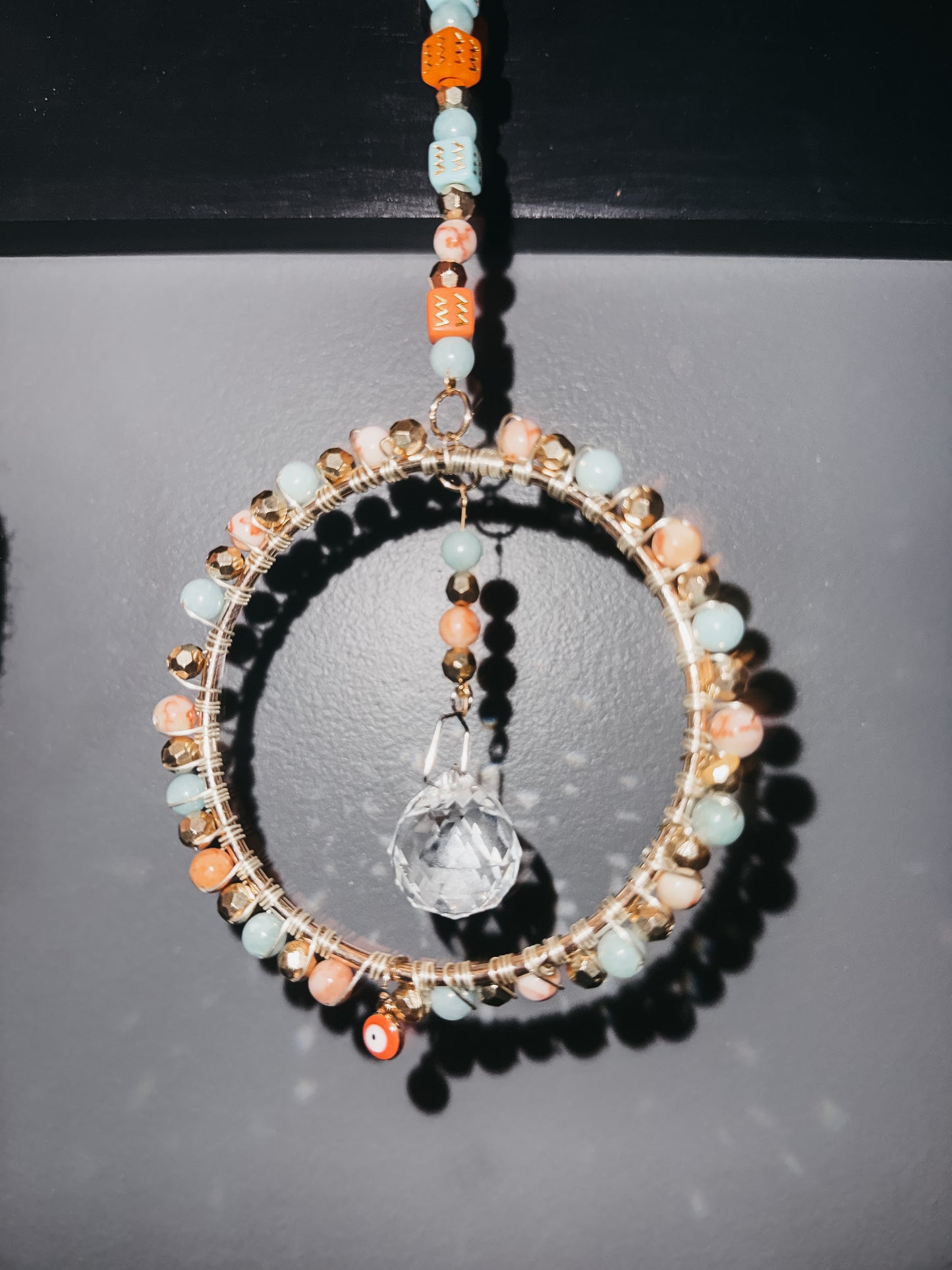 Aquarius Mini Suncatcher (Handmade)