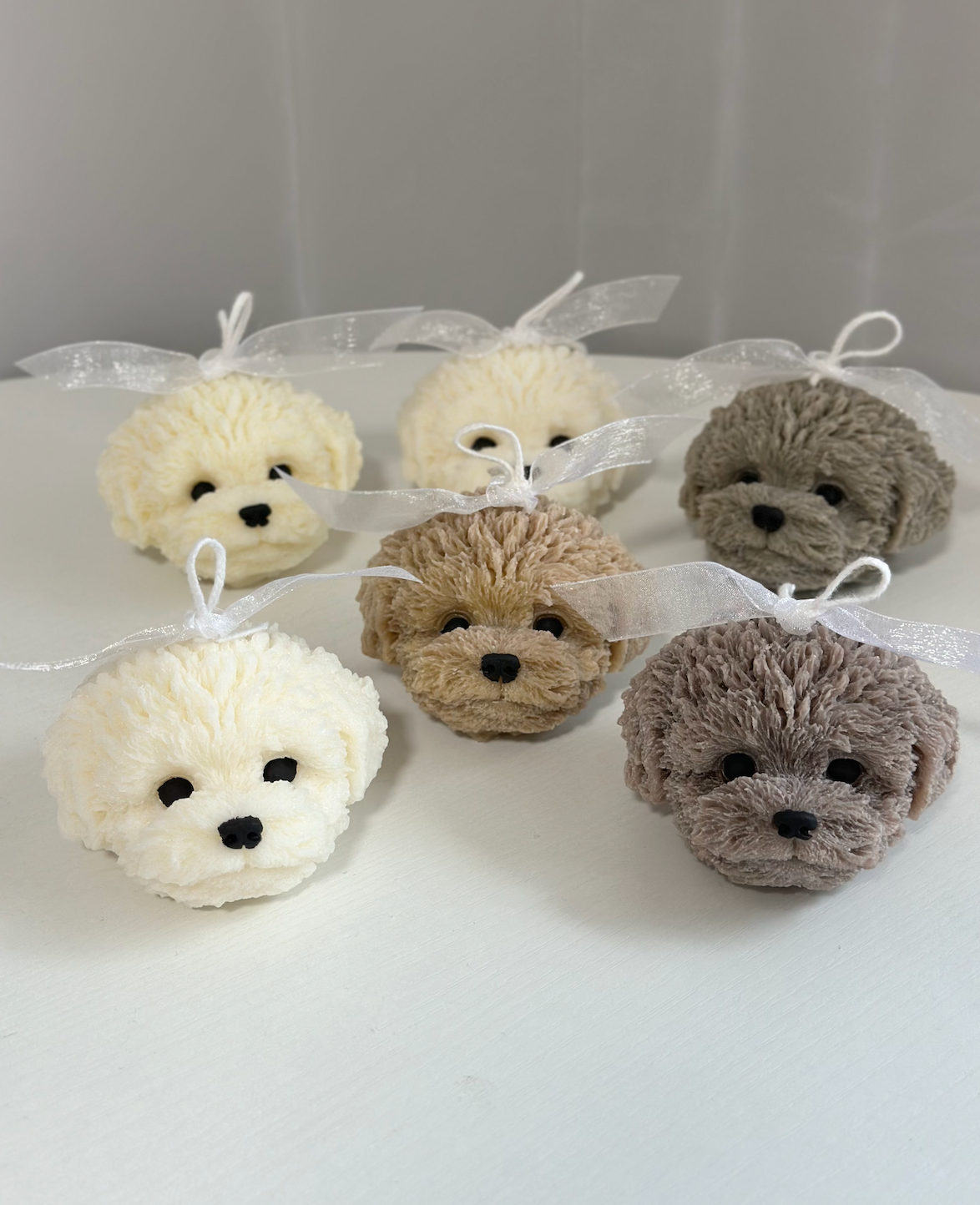Fluffy Puppy Candle