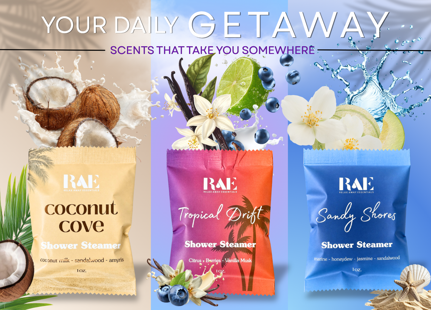 Retreat Shower Steamers