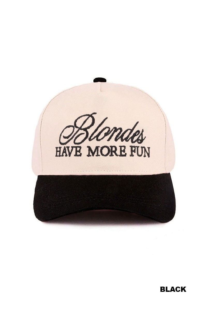 Blondes Hat